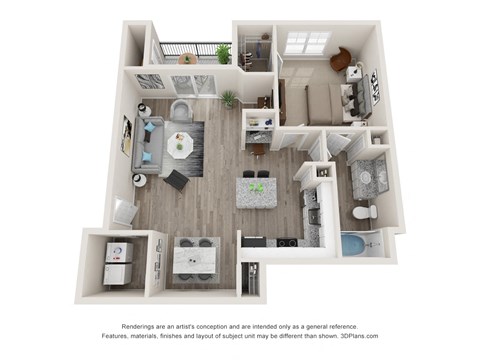 a 1 bedroom floor plan  woodland heights apartments